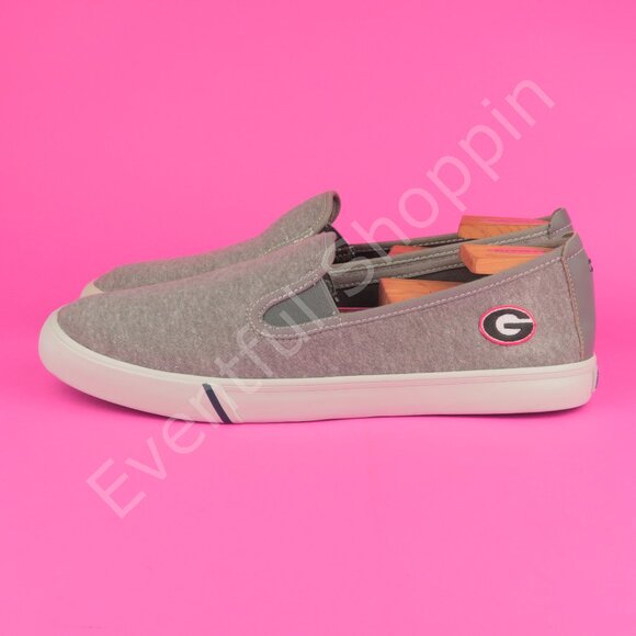 Johnnie O University of Georgia Stealth Slip On Sneakers in Gray Size 10… - Picture 3 of 9